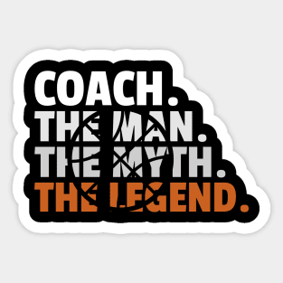 Basketball coach - the legend Sticker